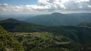 widok z dziedzińca Mare De Deu Del Far